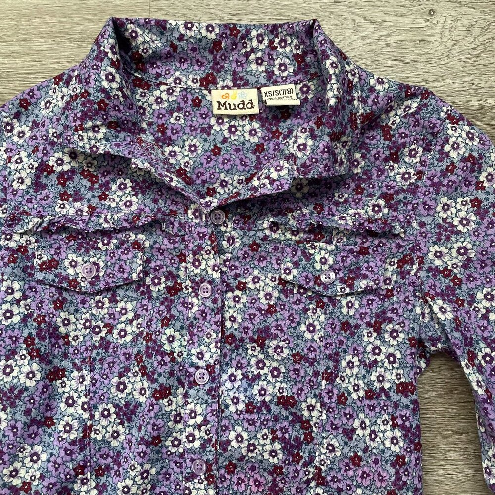 Mudd Girls Shirt Size S (7/8)